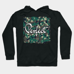 Perfect Camouflage Text Hoodie